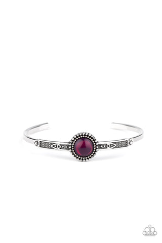 Paparazzi PIECE of Mind - Purple Bracelet