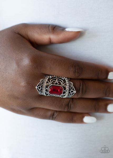 Paparazzi Undefinable Dazzle - Red Ring