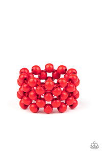 Paparazzi Tiki Tropicana - Red Bracelet