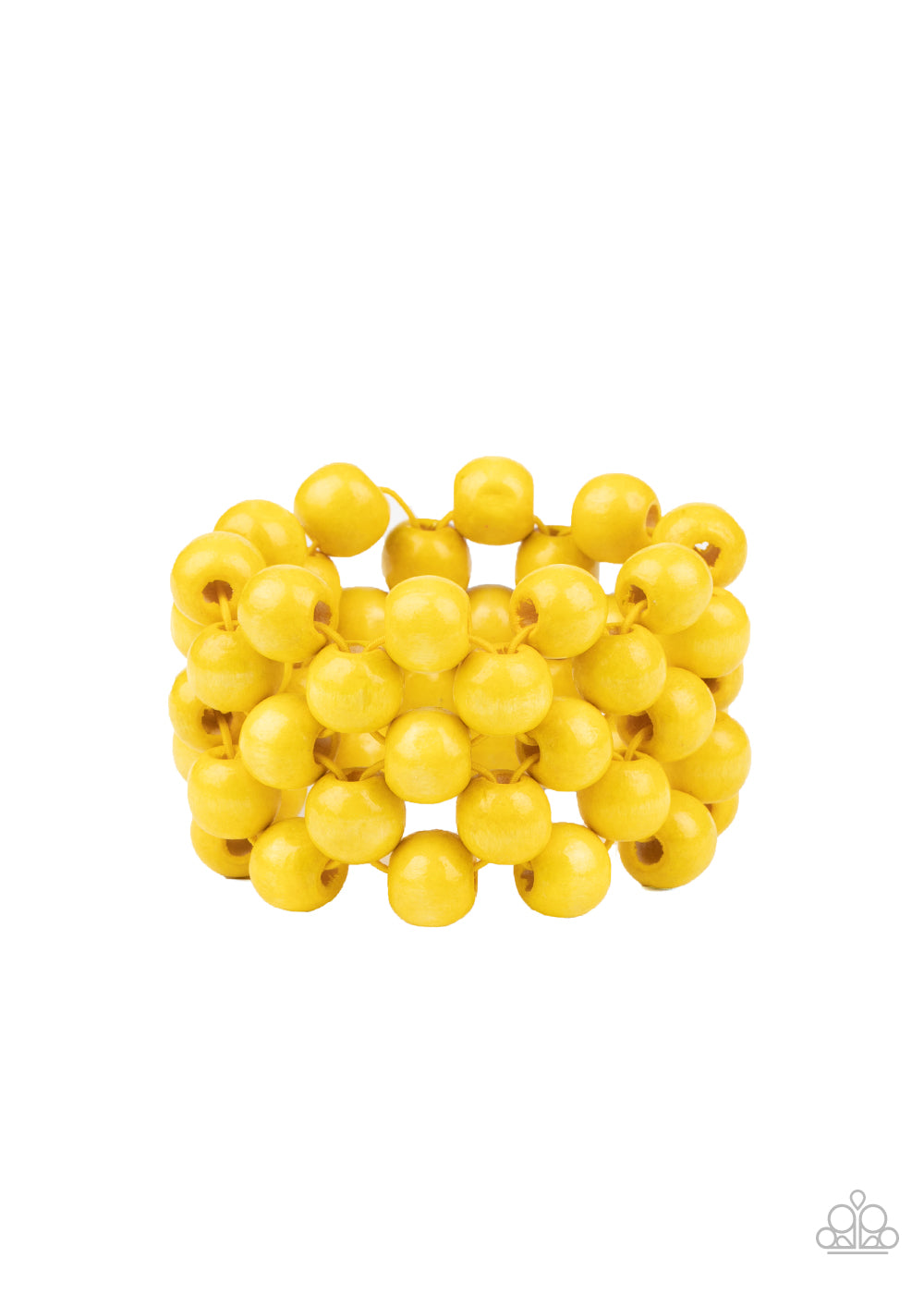 Paparazzi Tiki Tropicana - Yellow Bracelet