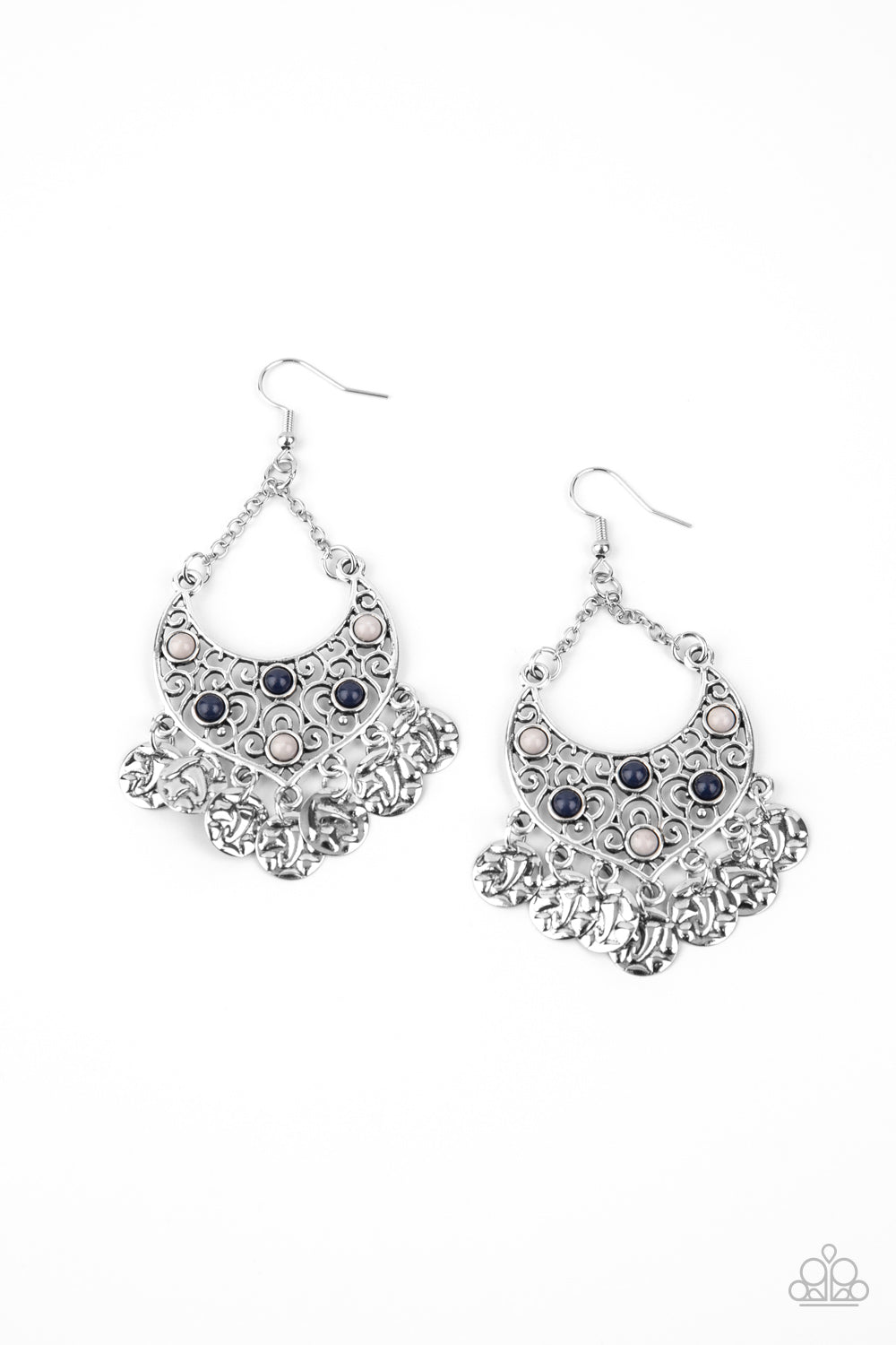 Paparazzi Musical Murals - Blue Earrings