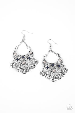 Paparazzi Musical Murals - Blue Earrings