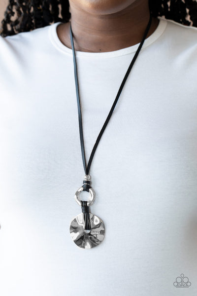 Paparazzi Nautical Nomad - Black Necklace