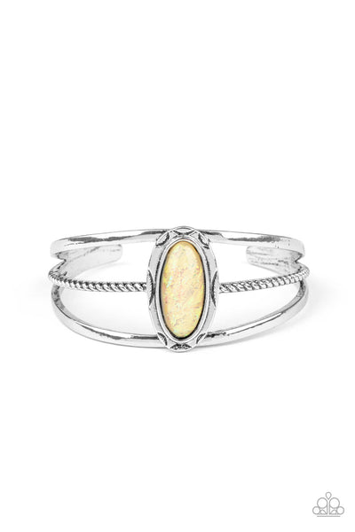 Paparazzi Stone Sahara - Yellow Bracelet