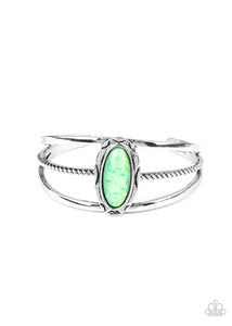 Paparazzi Stone Sahara - Green Bracelet