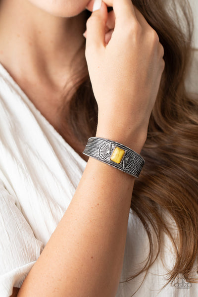 Paparazzi Ocean Mist - Yellow Bracelet