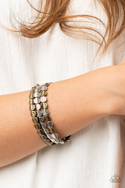 Paparazzi Hammered Heirloom - Multi Bracelet