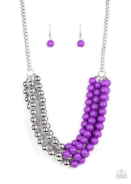 Paparazzi Layer After Layer - Purple Necklace