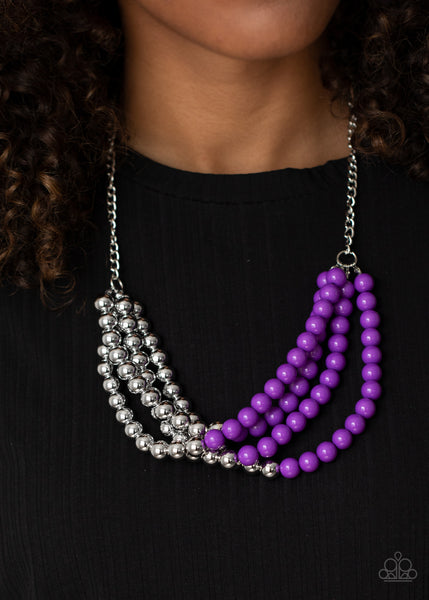 Paparazzi Layer After Layer - Purple Necklace