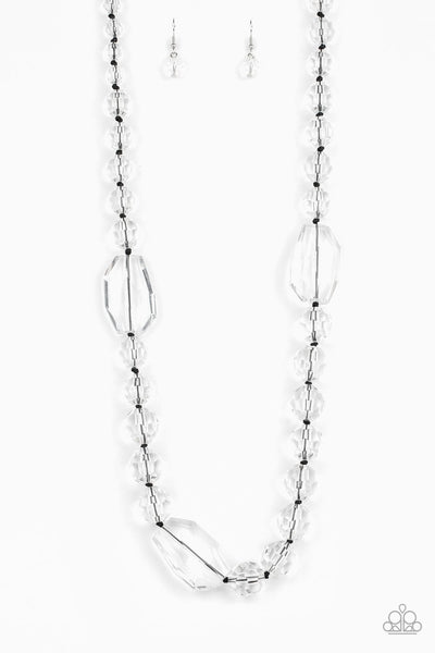 Paparazzi Malibu Masterpiece - White Necklace