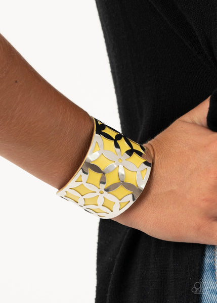 Paparazzi Garden Fiesta - Yellow Bracelet