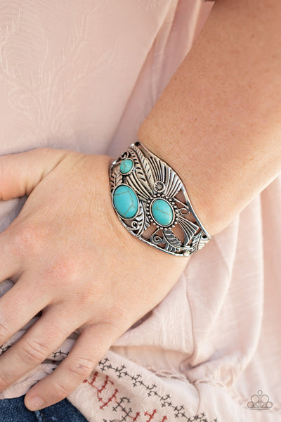Paparazzi Mojave Moods - Blue Bracelet