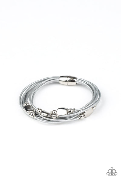 Paparazzi Raw Edge - Silver Bracelet
