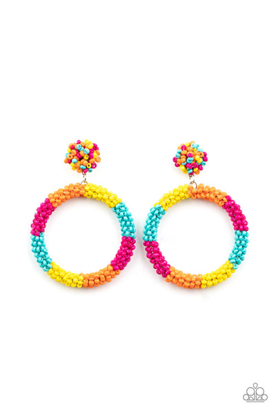 Paparazzi Be All You Can BEAD - Multi Earrings