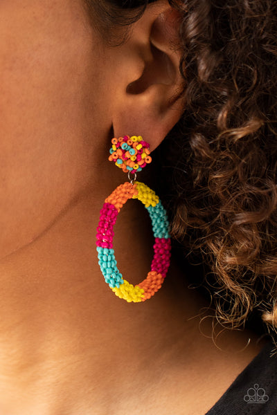 Paparazzi Be All You Can BEAD - Multi Earrings