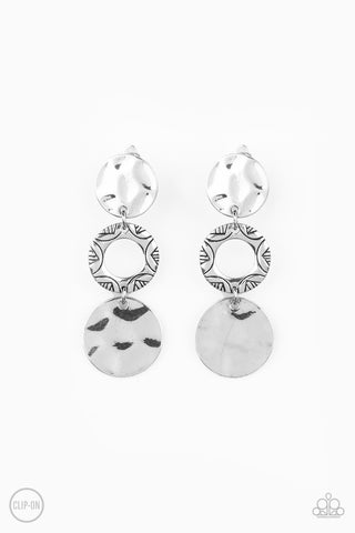 Paparazzi Torrid Trinket - Silver Earrings