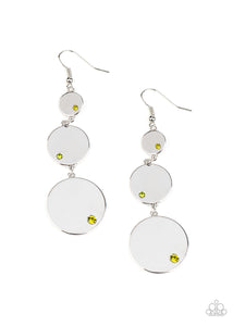Paparazzi Poshly Polished - Green Earrings