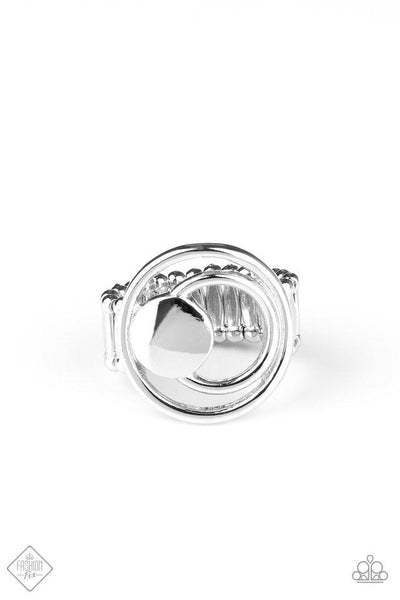 Paparazzi Edgy Eclipse - Silver