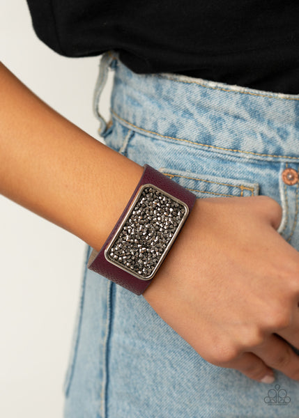 Paparazzi Interstellar Shimmer - Purple Bracelet