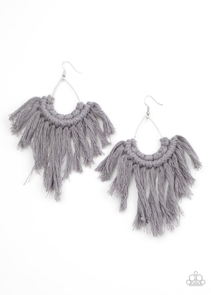 Paparazzi Wanna Piece Of MACRAME? - Silver