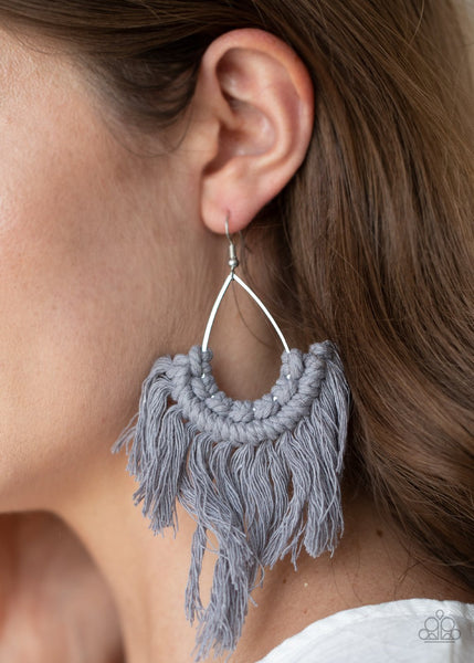 Paparazzi Wanna Piece Of MACRAME? - Silver