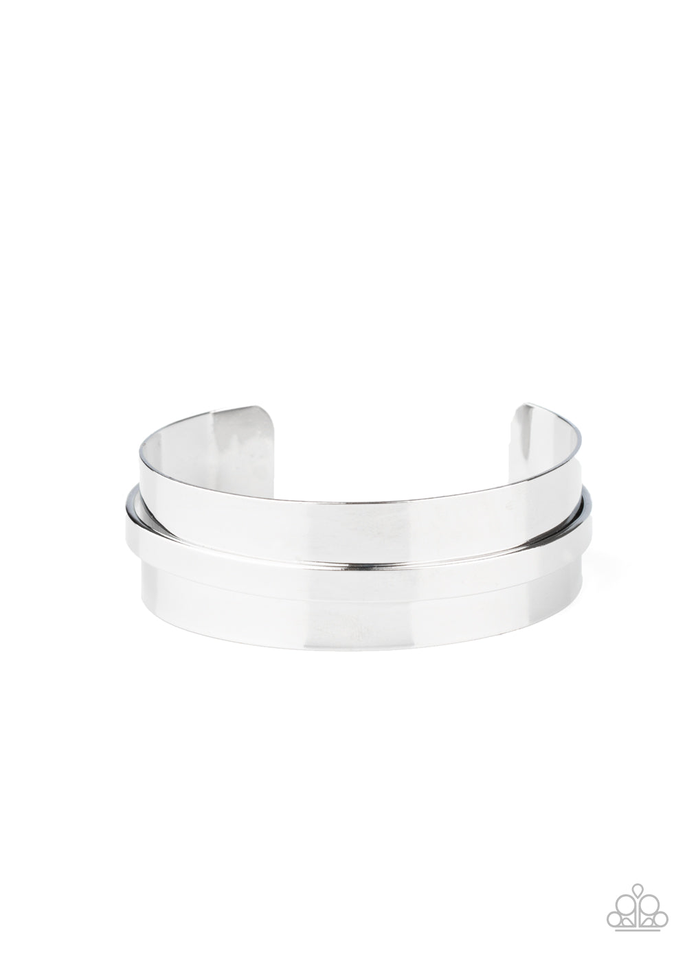 Paparazzi A HAUTE Number - Silver Bracelet