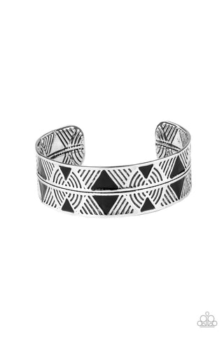 Paparazzi Hidden Glyphs - Black Bracelet