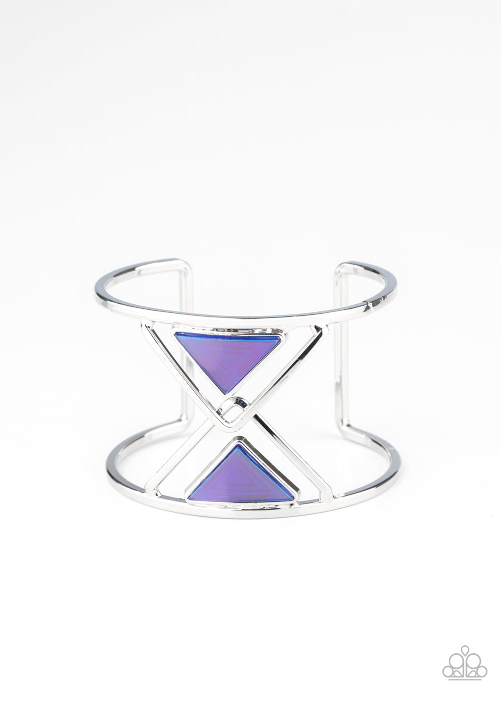 Paparazzi Pyramid Palace - Blue Bracelet