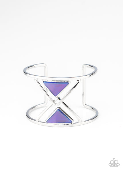 Paparazzi Pyramid Palace - Blue Bracelet