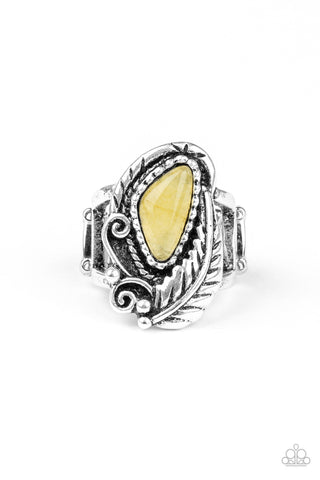 Paparazzi Palm Princess - Yellow Ring