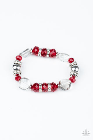 Paparazzi Treat Yourself - Red Bracelet