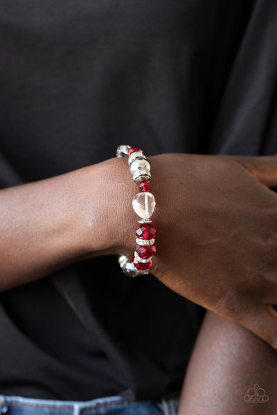 Paparazzi Treat Yourself - Red Bracelet