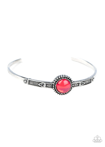 Paparazzi PIECE of Mind - Pink Bracelet