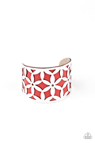 Paparazzi Garden Fiesta - Red Bracelet