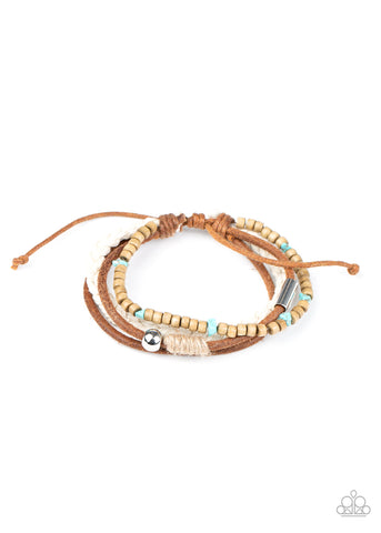 Paparazzi Sahara Pilgrim - Blue Bracelet