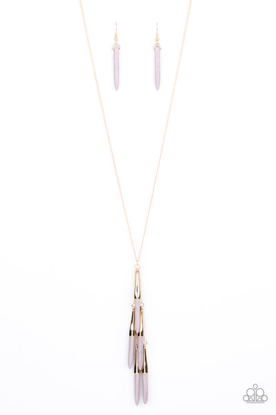 Paparazzi PRIMITIVE and Proper - Silver Necklace