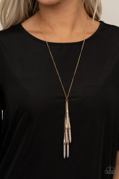 Paparazzi PRIMITIVE and Proper - Silver Necklace