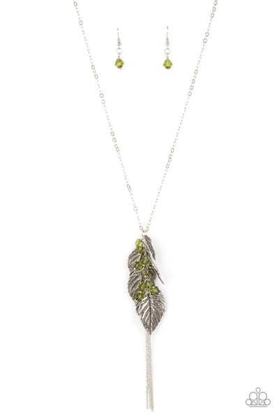 Paparazzi I Be-LEAF - Green Necklace