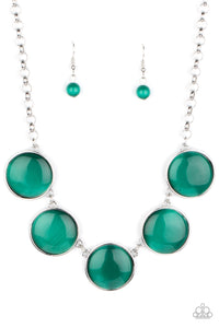 Paparazzi Ethereal Escape - Green Necklace