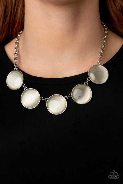 Paparazzi Ethereal Escape - White Necklace