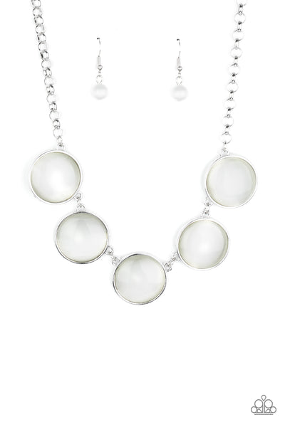 Paparazzi Ethereal Escape - White Necklace