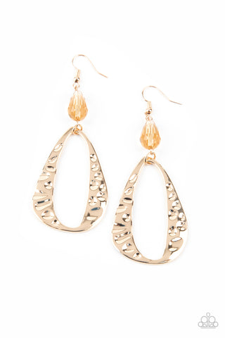 Paparazzi Enhanced Elegance - Gold Earrings