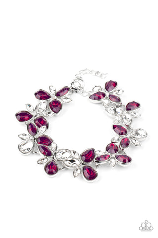 Paparazzi Ice Garden - Purple Bracelet