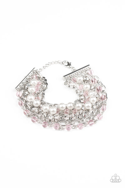Paparazzi Heiress Hustle - Pink Bracelet