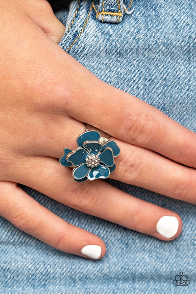 Paparazzi Hibiscus Holiday - Blue Ring