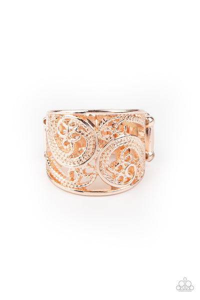 Paparazzi Turning The Tides - Rose Gold Ring
