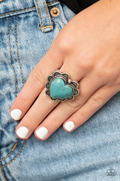 Paparazzi Desert Desire - Blue Ring
