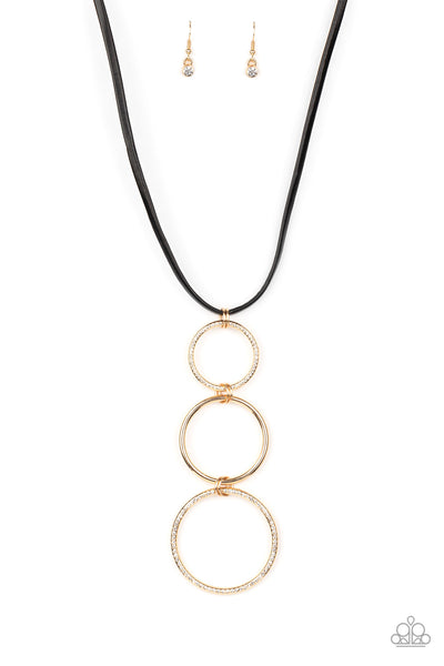 Paparazzi Curvy Couture - Gold Necklace