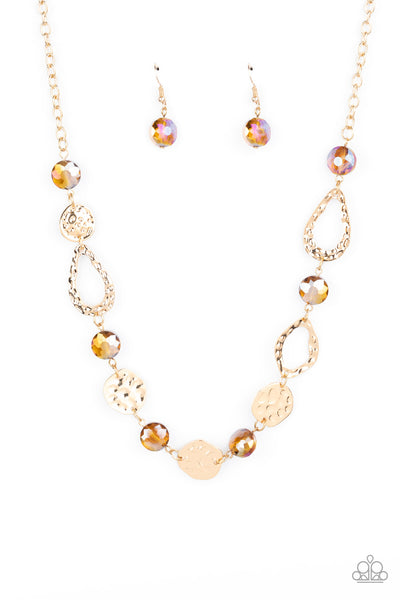 Paparazzi High Fashion Fashionista - Brown Necklace