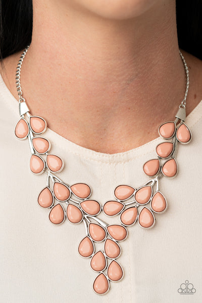 Paparazzi Eden Deity - Pink Necklace